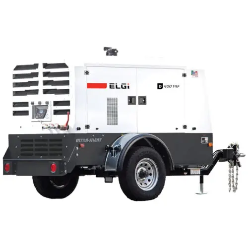 Elgi 130Hp Portable Diesel Rotary Screw Air Compressor (D400t4f) 1