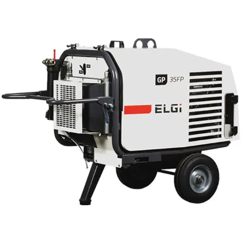 Elgi 23Hp Portable Gas Rotary Screw Air Compressor (Gp35fp) 1