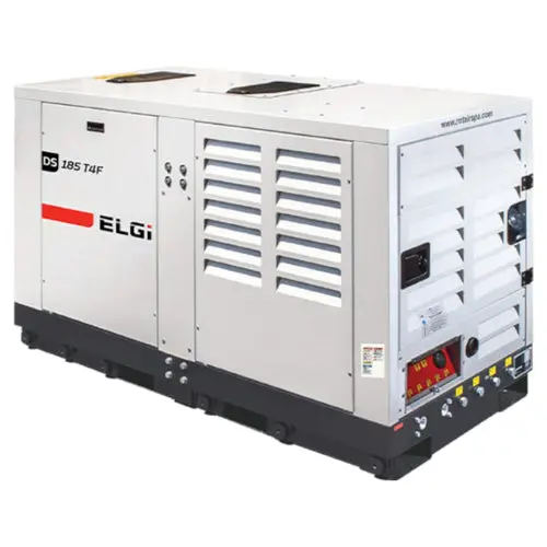 Elgi 49Hp Diesel Rotary Screw Air Compressor (Ds185t4f) 1