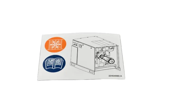 Ingersoll Rand Belt Decal Replacement - 22454060 1