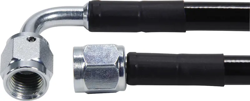 Allstar Performance 48434-32 Coated Brake Line Kit – 32-Inch Length With 90° Steel Fittings 1