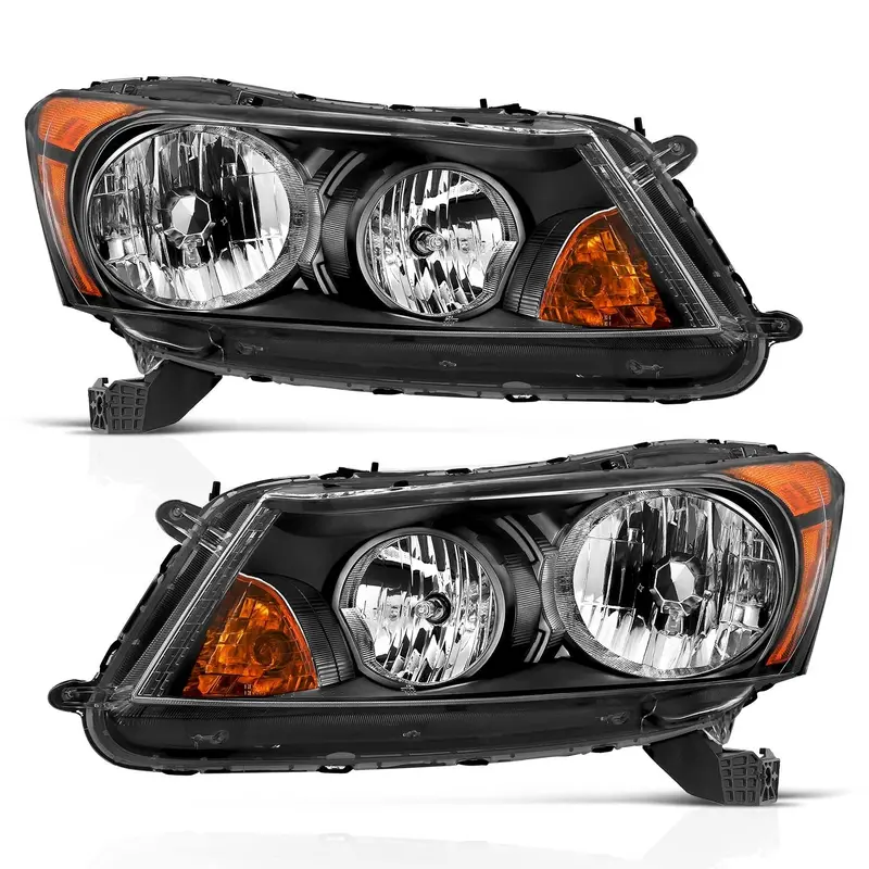 Anzo Usa 121545 Clear-Lens Projector Headlight Pair – Black Housing 1