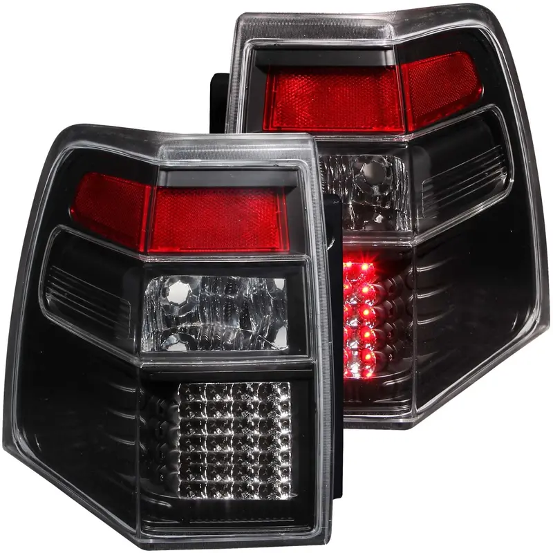 Anzo Usa 311110 Tail Light Assembly; Led; Clear Lens; Black Housing; Pair; 1