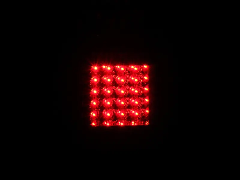 Anzo Usa 311110 Tail Light Assembly; Led; Clear Lens; Black Housing; Pair; 2