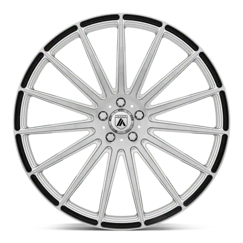 Asanti Black Abl14-19950025Sl Ab14 19X9.5 Blank Brushed Slv Xxmm (108-121) 1