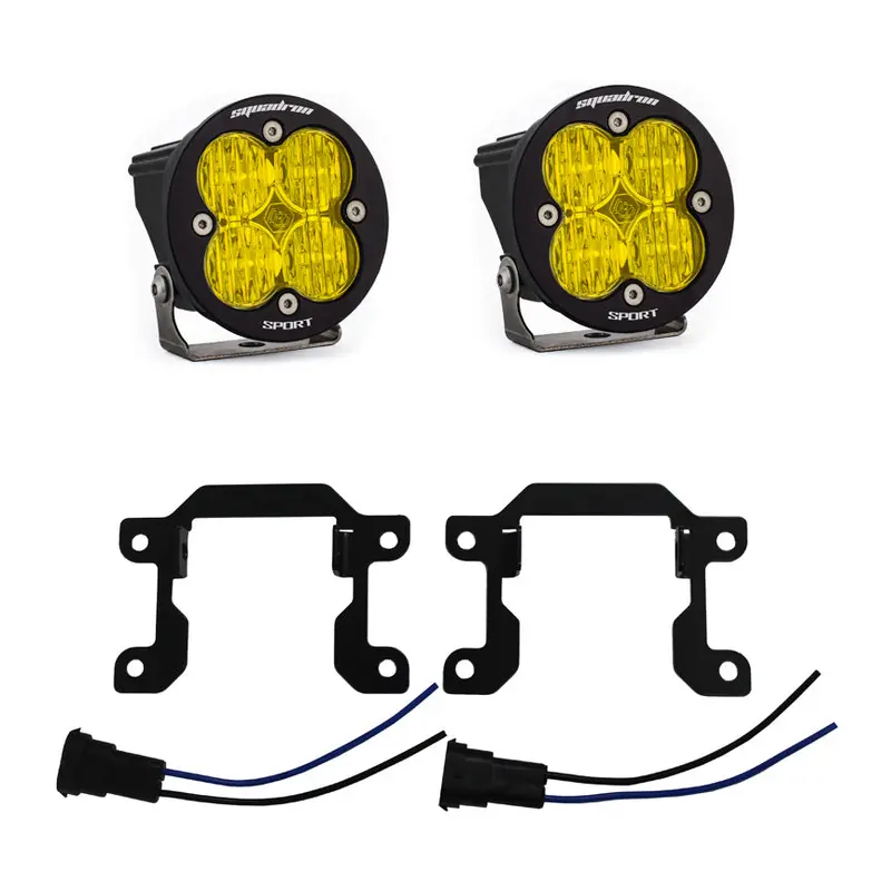 Baja Designs 447601 Rally Innovations Fog Pocket Kit – Includes Squadron Sport Lights 1