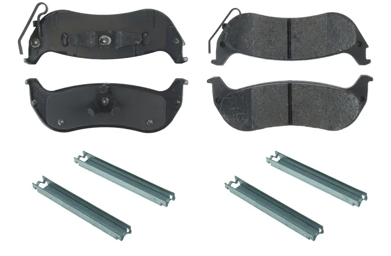 Centric 106.09980 Posi-Quiet Extended Wear Brake Pads With Integrated Shims 1