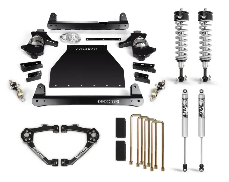 Cognito 210-P0963 4-Inch Lift Kit With Fox 2.0 Ifp Shocks For 2014–2018 Silverado/Sierra 1500 1