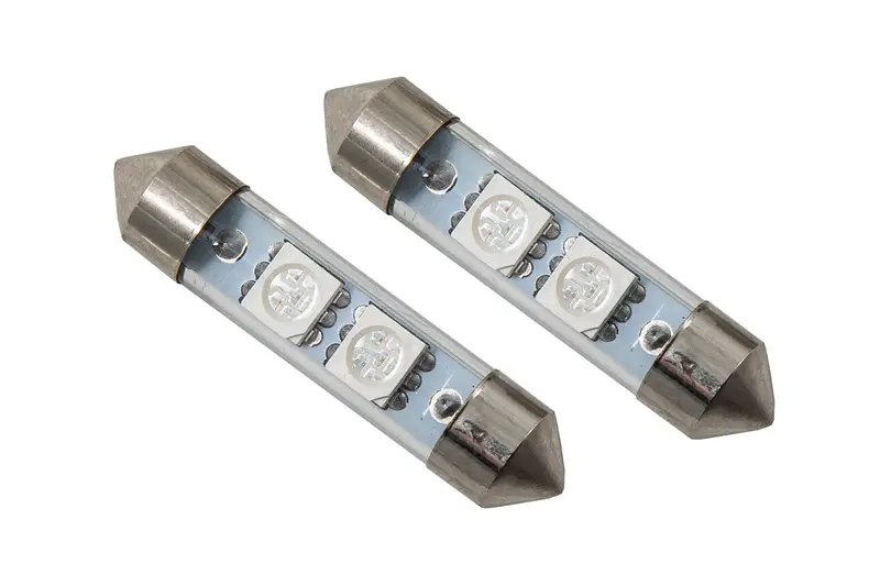 Diode Dynamics Dd0091P Smf2 39Mm Red Led Bulb Pair For Signal Or Accent Lighting 1