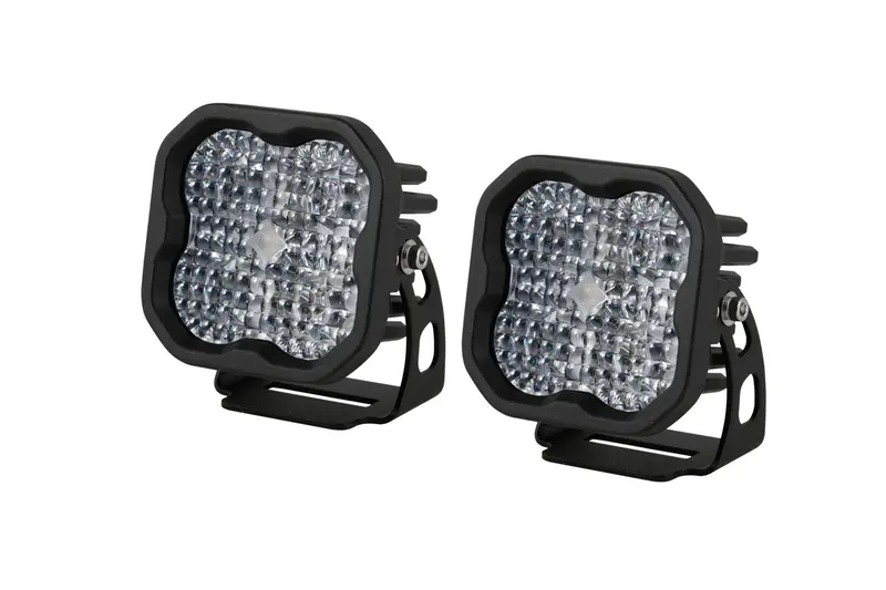 Diode Dynamics Ss3 Max Rbl White Flood Led Light Pair – Standard Beam Pattern (Dd6900P) 1