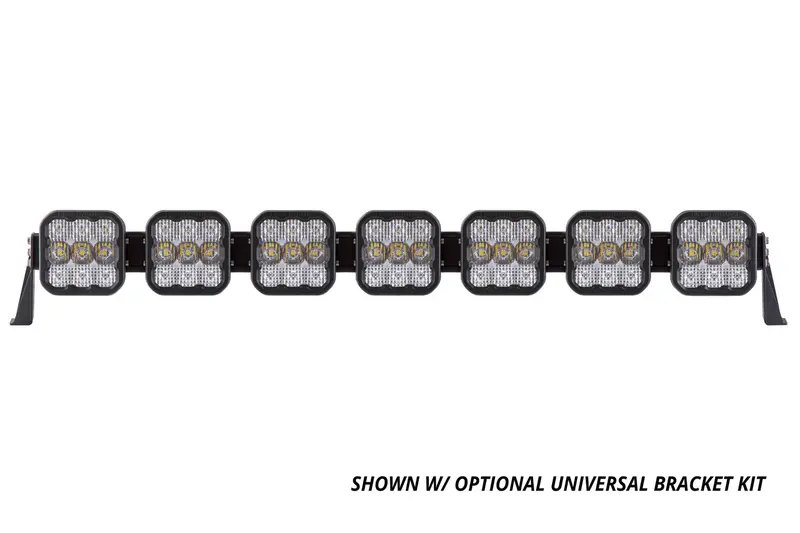 Diode Dynamics Ss5 Pro Universal Crosslink Light Bar – 7-Pod White Combo Configuration 2