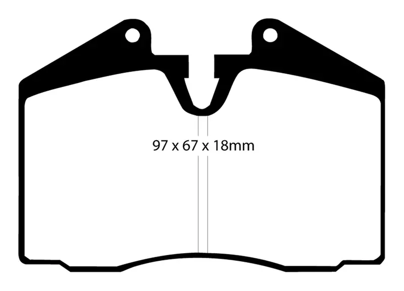 Ebc Bluestuff Ndx Full-Race Brake Pads – High-Temperature Performance (Dp5612Ndx) 1