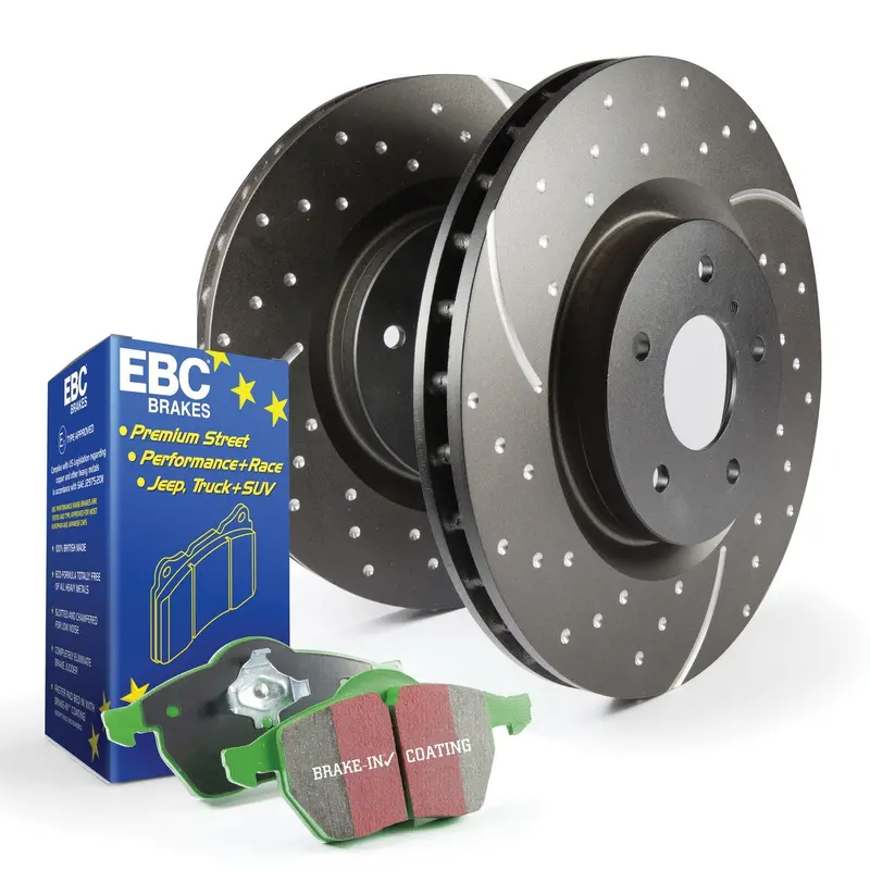 Ebc Brakes S10Kf1450 S10 Kits Greenstuff 2000 And Gd Rotors 1