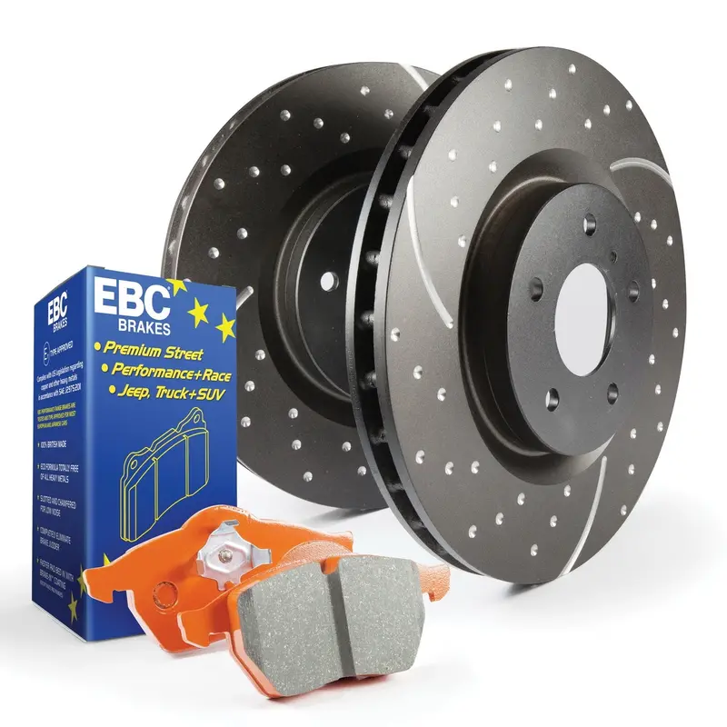 Ebc S8Kf1126 Orangestuff Performance Brake Kit With Gd Series Rotors 1