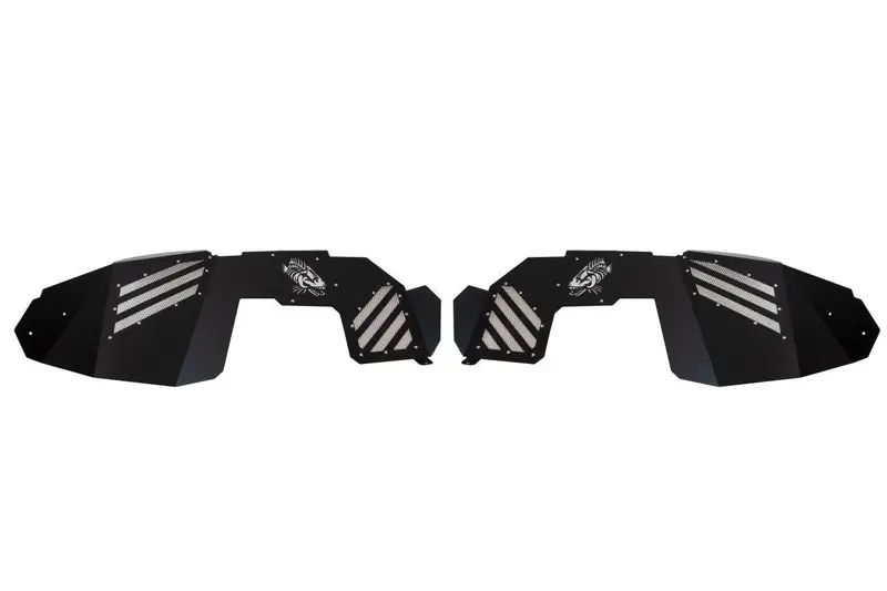 Fishbone Offroad Fb33193F Wrangler/Gladiator Front Inner Fenders For 18-Up Wrangler/Gladiator Black Powdercoat Fishbone 1