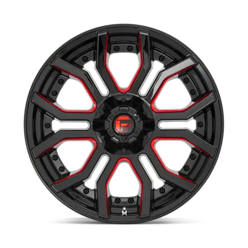 Fuel 1Pc D71222001847 D712 22X10 8X180 Gl-Blk-Rttc -18Mm 1