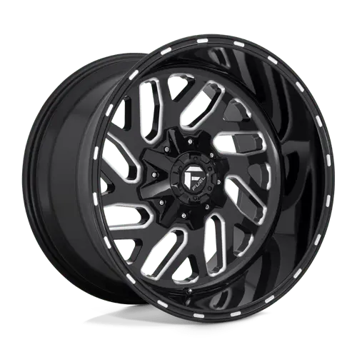 Fuel D581 20X12 Inch Black Machined Gloss Wheel – 5X4.5/5.0 Bolt Pattern, -43Mm Offset (D58120202647) 1