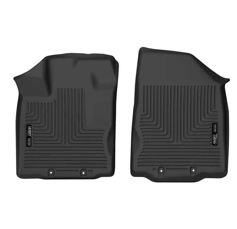 Husky Liners X-Act Contour Floor Liners – Black, 2-Piece Front Set, Precision Molded Fit 1