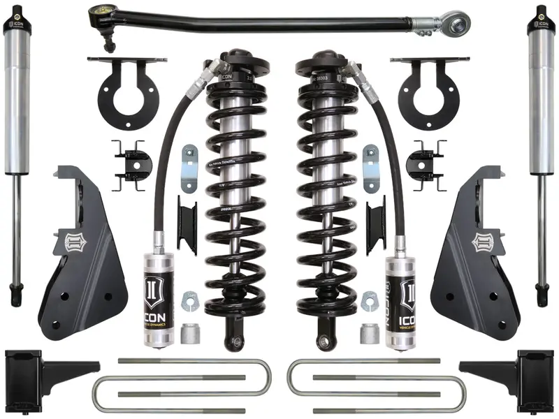Icon Vehicle Dynamics Stage 2 Coilover Conversion System – 4–5.5 Inch Lift For 2017–2022 Ford F-250/F-350 1
