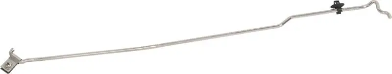Kentrol 30594 Polished Silver Hood Prop Rod For 2007–2018 Jeep Wrangler Jk 1