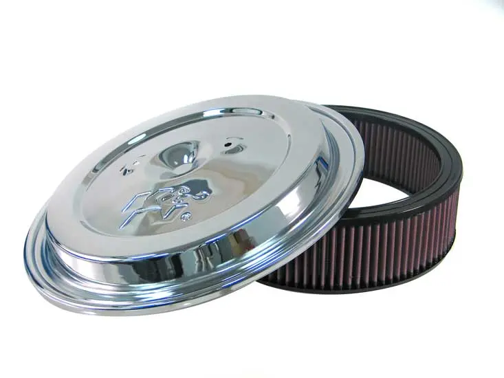 K&N Ce-1502 Replacement Air Filter W/Chrome Lid 1