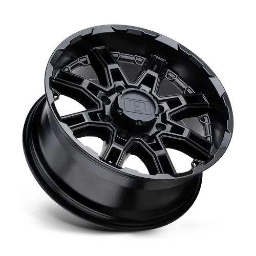 Level 8 Lelst18905127M71 18X9 Inch Matte Black Alloy Wheel – 5X5.0 Bolt Pattern, -10Mm Offset 1