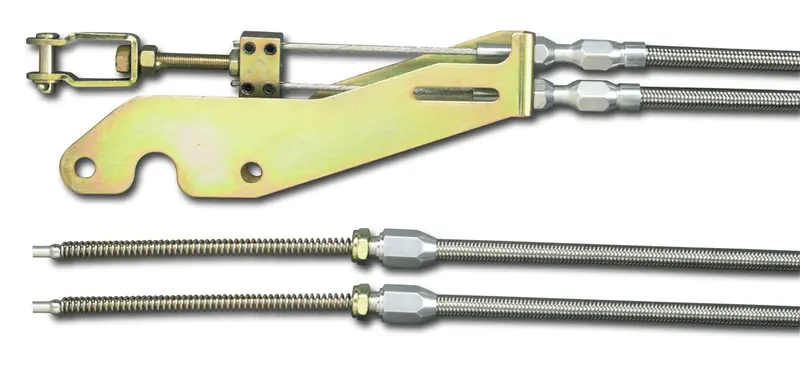 Lokar Ec-80Thttb Emergency Brake Cable Kit With Transmission Mount Bracket 1