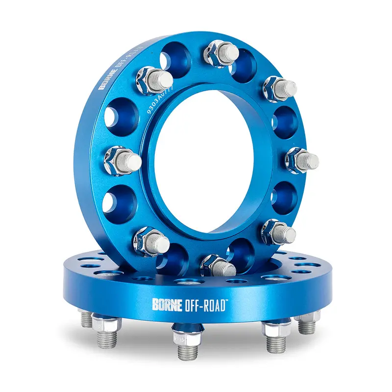 Mishimoto Bnws-002-450Bl Blue Anodized Wheel Spacers – 8×170, 125Mm Hub Bore, M14×1.5, 1.75″ Thick 1