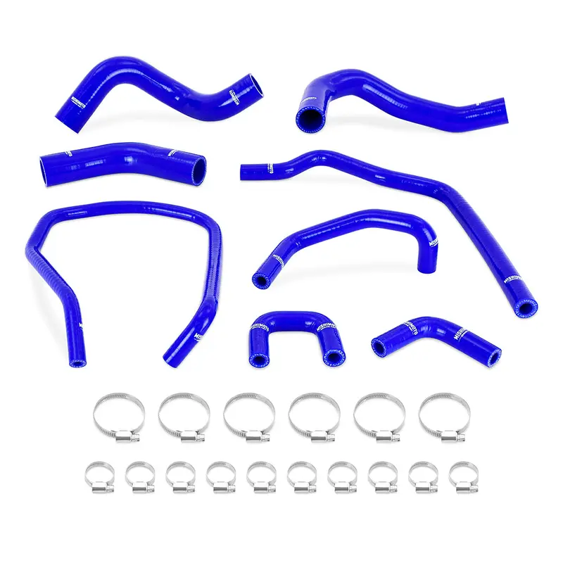 Mishimoto Mmhose-Ttn-04Bl Blue Silicone Radiator & Heater Hose Kit For 2004–2014 Nissan Titan 5.6L 1