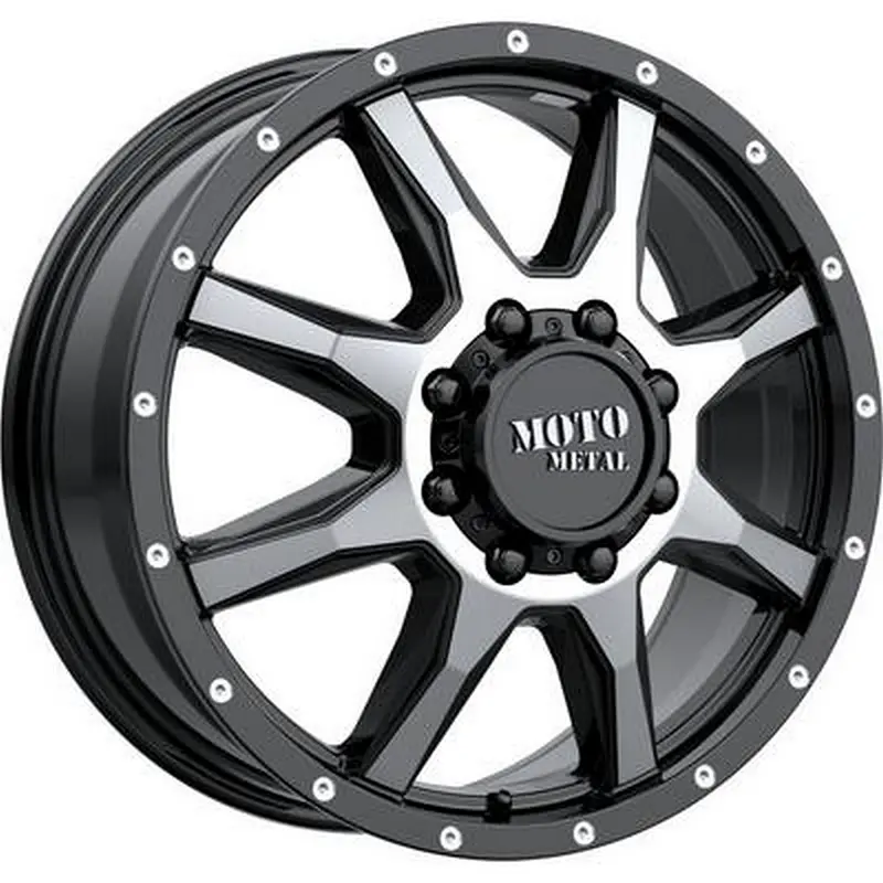 Moto Metal 1079L199Rmogb-H122 Moto Dually Rear Cap (Gb/Ch) - 8X200/210 1
