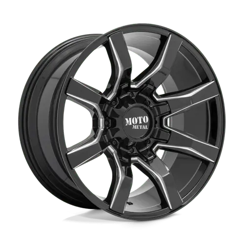 Moto Metal Mo80429088918 Mo804 20X9 8X180 G-Blk Mill 18Mm 1