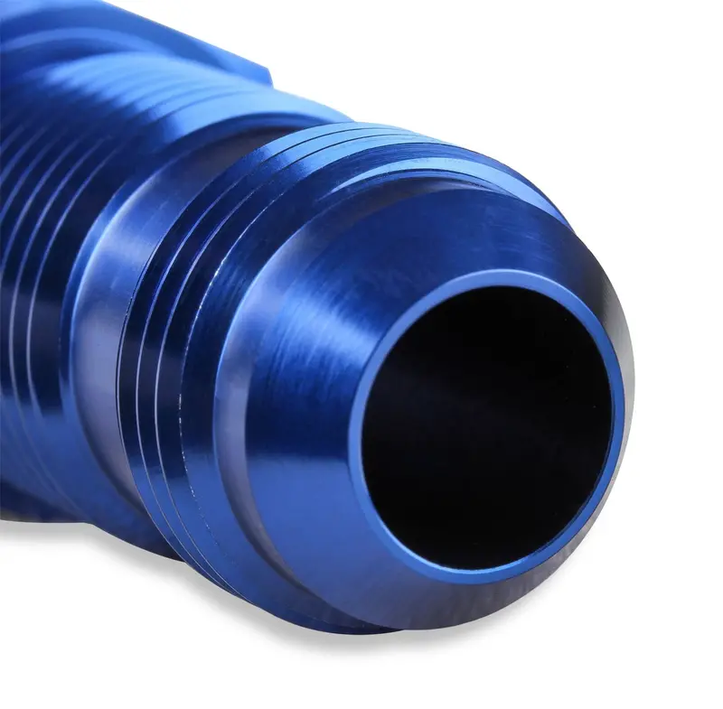 Mr. Gasket 483212 Blue Anodized -12An Straight Bulkhead Fitting – Male-To-Male 2