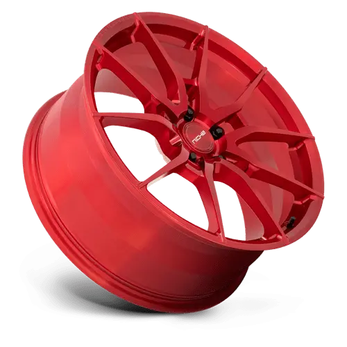 Niche Mono T1132011F8+55 20X11 Wheel – Red Finish, 5X112 Bolt Pattern, +55Mm Offset 1
