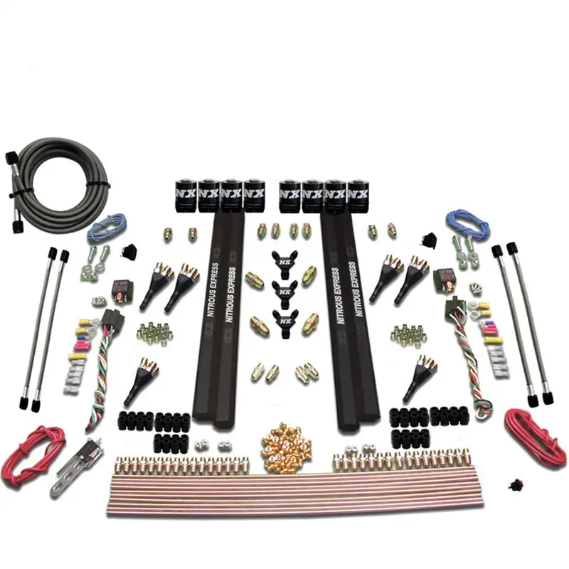 Nitrous Express 90096-00 Sx2 Dual-Stage Nitrous Nozzle System – 6-Cylinder, 150–750 Hp (No Bottle) 1
