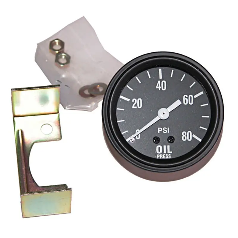 Omix 17210.02 Oil Pressure Gauge; Oe Replacement; Mechanical; Pressure 0-80; 1