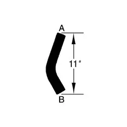 Omix-Ada 17114.87 Lower Radiator Hose – Direct-Fit Replacement For Select Vehicles 1