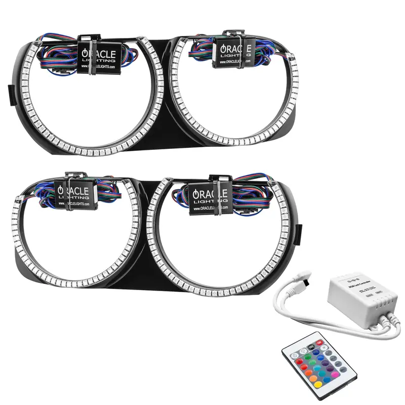 Oracle Lighting Colorshift Halo Headlight Bezels – Pre-Installed, Plug-And-Play Design 1