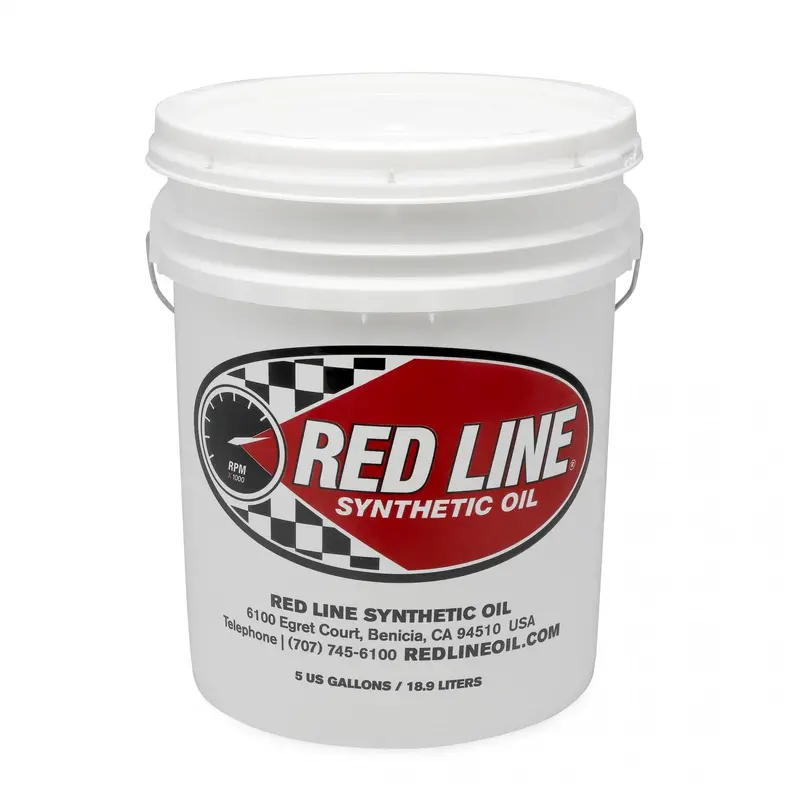 Red Line Oil 58106 80W140 Gear Oil Synthetic Gl-5 Differential Gear Oil 5 Gallon Red Line Oil 1