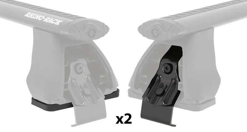 Rhino-Rack Dk377H Fit Kit – Includes 2 Pads & 2 Clamps For 2500 Series Roof Racks 1