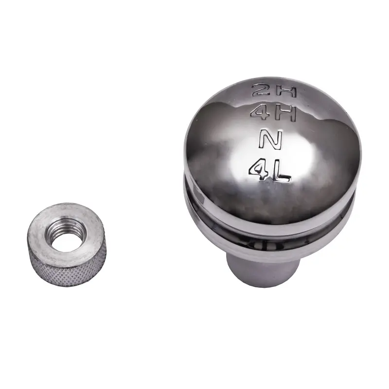 Rugged Ridge 11420.24 Billet Aluminum Shift Knob With Pattern Design For T231 Transfer Case 1