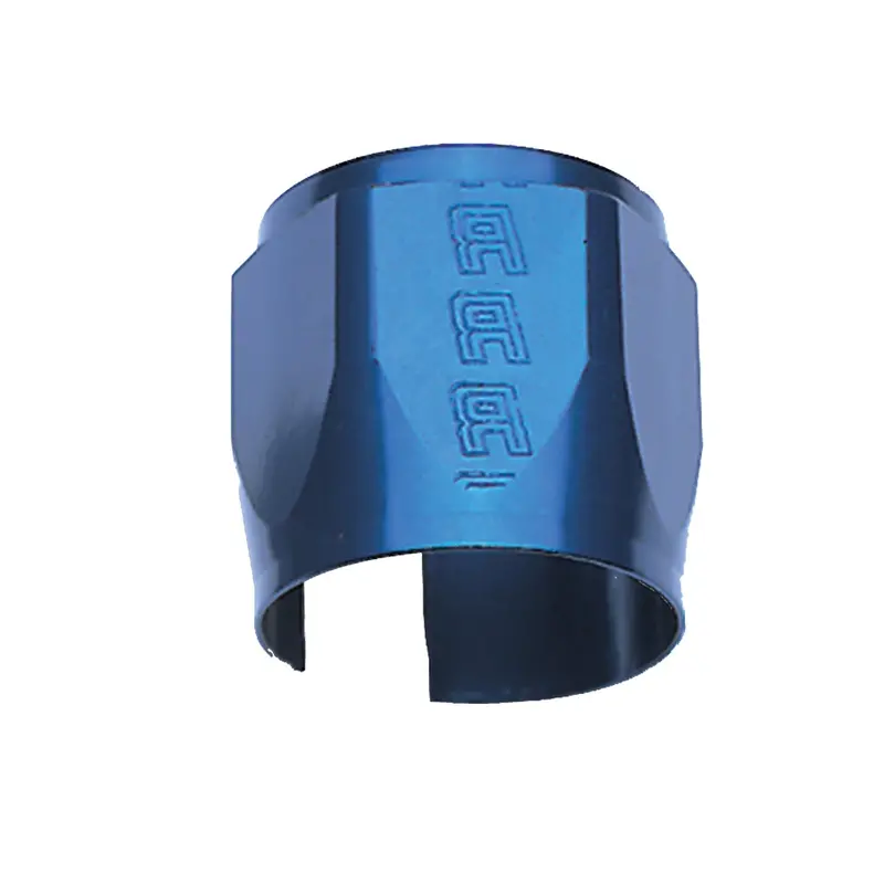 Russell 623270 Blue Anodized Tube Seal Hose End – -08 An, Fits 3/8-Inch Fuel Line 1