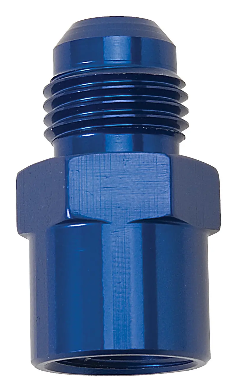 Russell 640820 O-Ring Adapter – Blue Anodized M14X1.5 To -6An Female Flare Fitting 1
