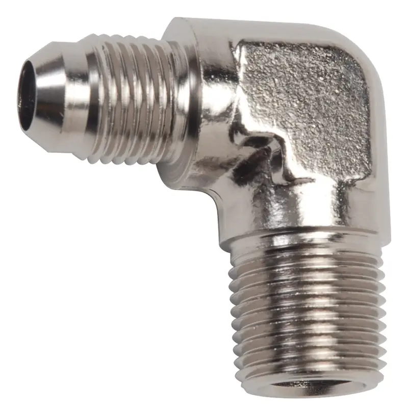 Russell Endura 90-Degree Flare-To-Pipe Adapter – -4An To 1/8" Npt (660801) 1
