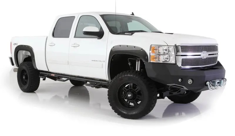 Smittybilt 17290 M1 Bolt-On Fender Flares – Black, Fits 2007–2013 Silverado 6.5' & 8' Beds 2