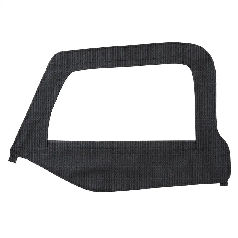 Smittybilt 79435 Driver-Side Soft Top Door Skin With Frame – Black Diamond, Fits 1997–2006 Jeep Wrangler Tj 1