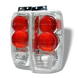 Spyder Auto 5002839 Chrome Euro-Style Tail Light Pair – Stock Bulb Compatible 1
