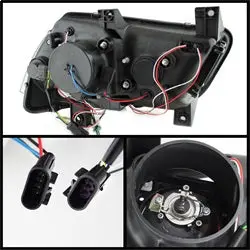 Spyder Auto 5074195 Led Drl Projector Headlight Assembly 1