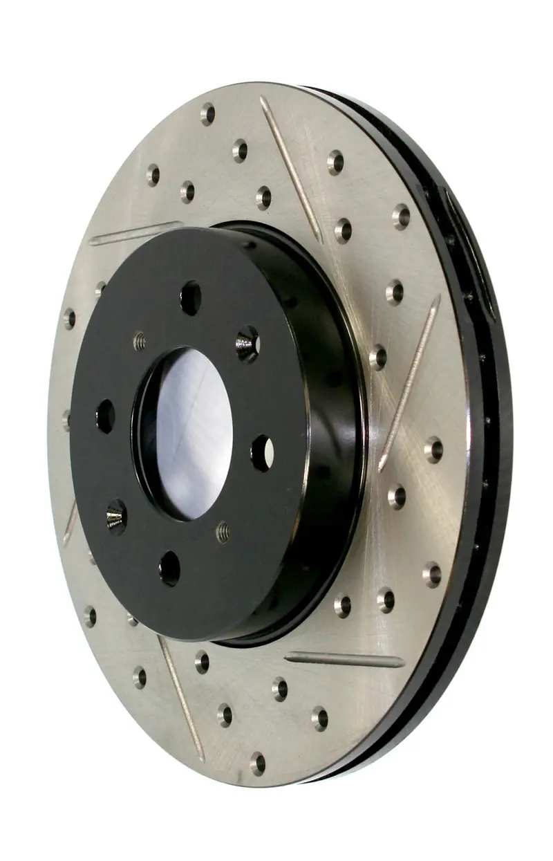 Stoptech 127.22000L Sport-Series Drilled And Slotted Front Left Brake Rotor 1