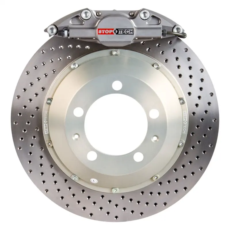 Stoptech 83.647.0023.R2 Trophy Sport Rear Big Brake Kit – Two-Piece Rotors 1