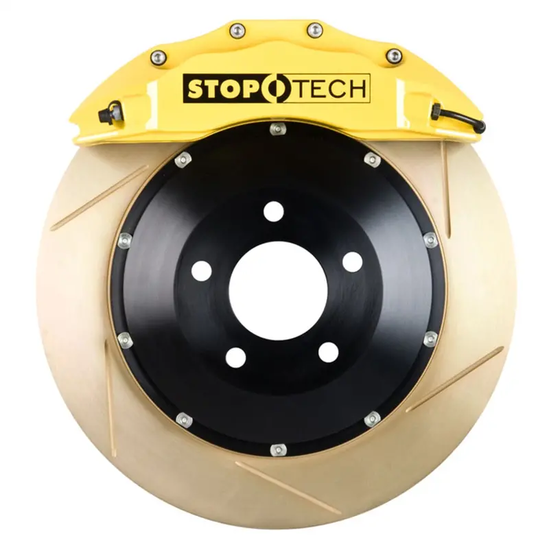 Stoptech Big Brake Kit – Front, Two-Piece Drilled & Slotted Rotors (Model 83.332.6800.83) 1